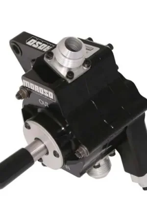 Budget Moroso EXTERNAL OIL PUMP, SINGLE STAGE, BLACK SERIES, LEFT SIDE, DOOR CAR, .875 PRESSURE